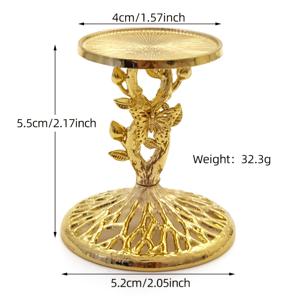 TEMU 나비 꽃 가지 촛대 - 결혼식, 생일, 파티, 홈 데코, 특별한 선물, 테이블 센터피스/촛대, 우아한 장식용 촛대, 아랍 이드 (촛불 미포함) 봄 장식 선물로 완벽