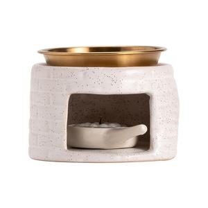 TEMU 세라믹 향로 에센셜 오일 캔들 홀더 1세트 - 아로마 디퓨저, 가정용 실내 에센셜 오일 캔들 워머, 티라이트 히터, 향로 홀더, 백단향가루 아로마 향상제, 탁상용 방향 장식품, 침실 거실 분위기 아이템, 의식 테마 선물 (양초 미포함)