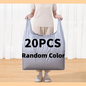 TEMU 20개입, 초대형 이사 보관 백, 전원 불필요, 옷/블랭킷/신발을 위한 대용량, 이사/기숙사/여행에 적합, 사계절용 두꺼운 찢김 방지 디자인, 계절별 정리에 필수, 접는 필요 없음, 즉시 사용 가능