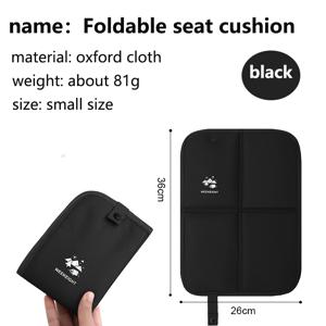 TEMU 야외 접이식 휴대용 쿠션, 두꺼운 방습 매트 (피크닉, 캠핑, 뮤직 페스티벌용), 양면 사용, 튼튼한 옥스포드 천 재질