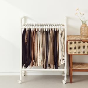 TEMU 철제 이동식 바지걸이 행거 모음 카트형 트롤리 바지행거 조립식 행거 바지 옷장 랙