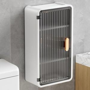 TEMU 방수 3단 분리형 벽걸이 수납장 욕실 화장실 사용 수납 정리 휴지케이스 포함