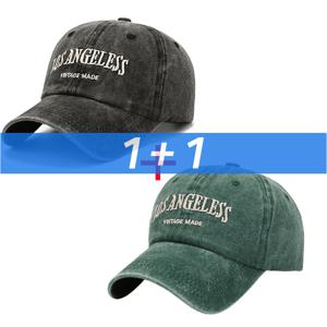 TEMU 1+1 대두모자 /빈티지 워싱 남녀공용 볼캡