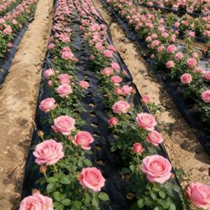 TEMU 딸기 및 채소용 통기성 재배망, 95cm x 1000cm, 정원용으로 적합 - 내구성이 뛰어난 PE 소재로 제작, 사계절 사용 가능, 프로젝트용으로 쉽게 절단 가능, 정원 가꾸기에 이상적, 잡초 성장 방지