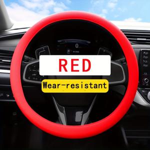 TEMU 1개/2개 차량 실리콘 핸들 커버, 초박형 아이스 필링 핸들 그립 커버, 미끄럼 방지, 내마모성, 스타일리시 스포츠 흡습성, 사계절 적합, 차량 내부 업그레이드, 미끄럼 방지 그립, 패셔너블한 차량 액세서리