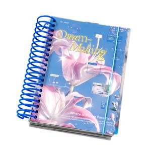 TEMU 65매의 스티커와 재질 종이 조합이 특징인 플래너 코일 재질 북입니다. 정교한 다이 컷 디자인과 고품질의 빈티지 예술 스타일이 특징입니다.