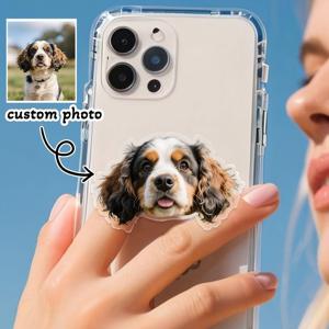 TEMU 아크릴 휴대폰 에어백 스탠드 맞춤형 세로 패턴 확장형 회전 휴대폰 데스크탑 스탠드, 휴대폰 & 액세서리, 시즌 픽, 트렌디한 맞춤형 휴대폰 케이스, 남자친구, , 가족, 친구, 할머니 할아버지, 커플