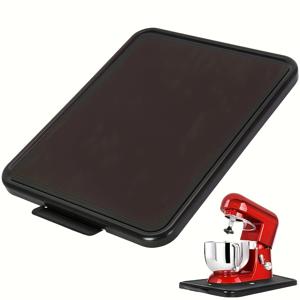 TEMU 홈 트레이 - 미끄럼 방지 저소음 롤러 내구성 ABS 플라스틱 베이스 | 커피 머신, 토스터, 다용도 표면 보호 조리대 및 데스크탑, 주방 가전 제품 추가, 모던 디자인, 부드러운 표면에 적합