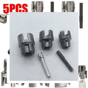 TEMU 5개 강력 파이프 나사산 공구 세트 / 파이프용 종합 내/외 나사산 공구 - , 3/4