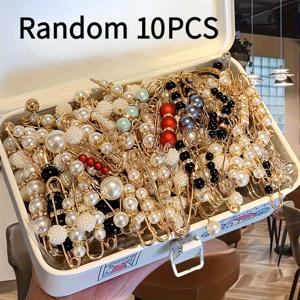 TEMU 랜덤 10개 미끄럼 방지 스카프 링 | 옷과 스커트 고정용, 허리밴드 조절용, 일상복 선물용으로 이상적, 플라스틱 제작