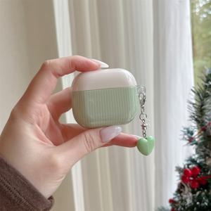 TEMU 에어팟 1세대, 2세대, 3세대, 프로, 4세대용 한국 스타일 보호 케이스