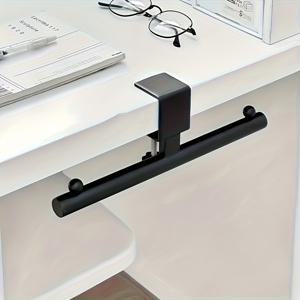 TEMU 무게를 견뎌내는 강력한 메탈 후크, 조절 가능하며 드릴링이 필요 없음 - 백팩을 고정하는 다용도 후크, 책상 모서리에 설치 가능, 사무실 보관에 적합, 공간 절약 솔루션 제공, 다용도 후크