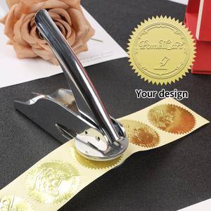 TEMU 맞춤형 엠보싱 도장, 책 및 종이 제품에 적합, 사무실, 도서관, 학교 자산의 책, 문구류 및 라벨에 맞춤 제작 가능, 잉크 불필요