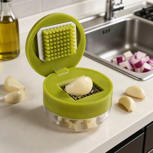TEMU 1개 다기능 스테인리스 스틸 마늘 프레스 - 쉬운 수동 마늘 다지기, 슬라이서, 강판, 주방 도구, 레스토랑 푸드트럭용 주방 가젯