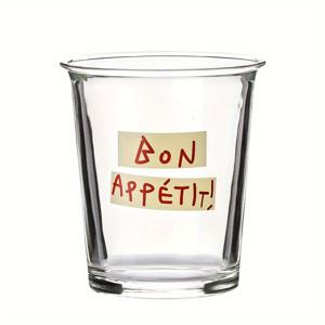 TEMU 프랑스 명언 세련된 유리컵