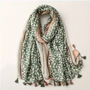 TEMU 1개 180*90cm 패셔너블 프린지 숄, 여성용 가벼운 스카프, 새로운 프린팅 직사각형 넥워머, 야외 비치 타월, 스타일리시하고 부드러운 따뜻한 헤드스카프, 봄과 여름용 사계절 대형 손수건