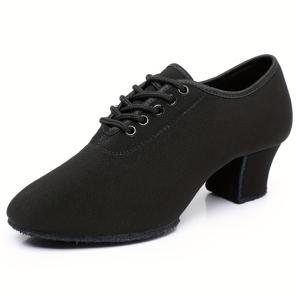 TEMU 여성용 볼룸 통기성 미끄럼방지 라틴댄스화 편안한 솔리드컬러 댄스화