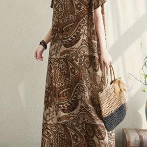 TEMU 빈티지 플러스 사이즈 드레스