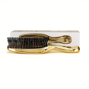 TEMU 제우스 스타일 두피 마사지 빗 - 머리 경락 마사지, 두피 클렌징 및 케어, 건식/습식 겸용 휴대용 헤어 빗