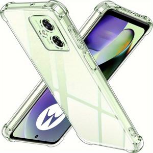 TEMU 휴대폰 케이스 - Motorola Moto G54 5G용 투명 실리콘 커버: G 54 5G에 완벽하게 맞고 보호 기능을 제공