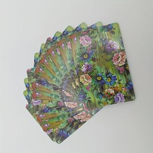 TEMU 아름다운 꽃무늬 디자인의 보호 플라스틱 쉘 포함, 스타일리시하고 혁신적인 플레잉 카드, 고품질의 재미를 위한 이상적인 선택. 54개 팩으로 제공되며 랜덤 포장으로 할로윈 및 크리스마스 선물로 완벽합니다.