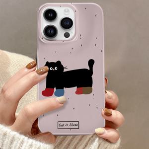 TEMU 폰 케이스: 창의적이고 귀여운 카툰 패턴 소재 폰 케이스, 아이폰 16/15/14/13/12/11/7/8/플러스/프로/프로맥스/미니/엑스맥스 XR X/XS/SE 2/SE3 전용 폰 케이스, 선명하고 리얼한 패턴 폰 케이스