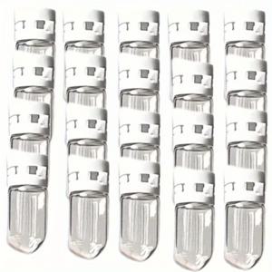 TEMU 10/20 투명 휴대용 여행용 로션 용기, 메이크업 리무버 오일용 1.5ml/3ml 용기, 빈 유리 용기