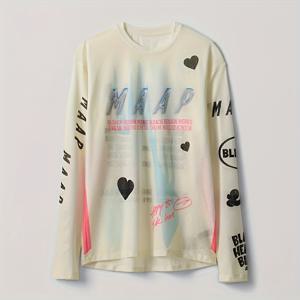 TEMU MAAP 마운틴 바이크 라이딩 슈트, 여름 슬림핏 캐주얼 및 MTB 경쟁용 메쉬 통기성 긴팔 파워스포츠 저지