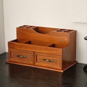 TEMU 서랍형 나무 탁상용 수납함 다기능 수납장, 가정용 수납을 위한 책상 및 서랍 정리함