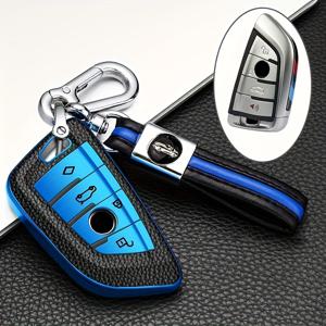 TEMU BMW X1 X3 X5 X6 시리즈 1 2 5 7 F15 F16 E53 E70 E39 F10 F30 키 쉘에 적합한 부드러운 TPU 차량 키 케이스 커버