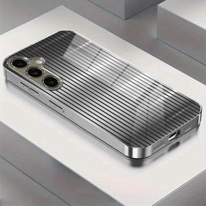 TEMU 갤럭시 S25 폰 케이스 패턴 디자인, 신형 스타일 갤럭시 S24 남성용 에디션 전기 도금 유리 S23 미국 비즈니스 S22 방탄 S21 창의적 S20 니치 AA520BL2233