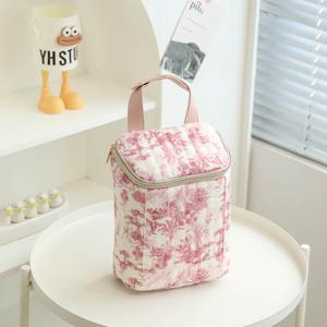 TEMU 할로윈과 크리스마스를 위한 버클 포켓이 달린 보온 핸드백 기저귀 정리함 병 따뜻하게 하는 가방 트롤리 행잉 파우치