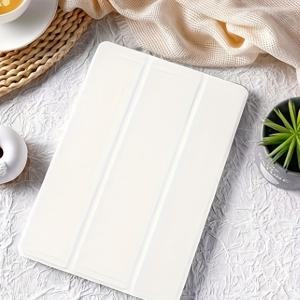 TEMU 1개 화이트 삼성 태블릿 케이스 (갤럭시 탭 S10/S7+/S8+/S9+/S9FE+/S10+, 탭 S6 라이트/탭 A7/A8/A9+ 호환)