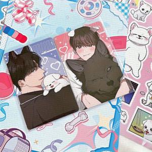 TEMU 귀여운 만화 디자인의 코믹 카드 4개 세트로 구성된 강아지 테마 애니메이션 카드입니다. 이 애니메이션 카드는 애호가를 위한 장식 및 수집용으로 완벽합니다. 또한 조작을 방지하도록 하세요.