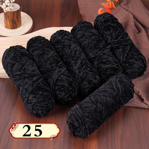 TEMU 6개 세트 럭셔리 소프트 폴리에스터 셔닐 실, 600g/팩, DIY 뜨개질 및 크로셰용, 스카프, 모자, 숄, 카디건, 담요 제작에 적합, 다양한 색상 제공