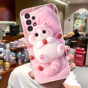 TEMU 삼성 갤럭시 A04S A05 A05S A06 A13 A14 A15 A22 A23 A24 A25 A75 A33 A34 A35 A52 A52S A53 A54 A55 A56 S21 S21+ S22 S22+ S23 S23+ S24 FE S25 플러스 S25 울트라 S25 엣지 5G용 패션 귀여운 멋진 아름다운 개성 아트 프린팅 폰 케이스 - P7589