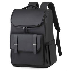 TEMU 빈티지 스타일 노트북 백팩 - 15.6인치 호환, 조절 가능한 어깨 스트랩, 경량, 비즈니스 및 대학에 적합, 다중 수납 공간 및 지퍼 잠금 - 직장, 사무실, 캐주얼 데이 트립 및 여행에 이상적, 십대용