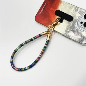 TEMU 1개 럭셔리 폰 랜야드 & 손목 스트랩 - 핸즈프리 모바일 액세서리, 폰 가스켓 포함, 서브-골든 손목 커넥터, 스마트폰/PDA용, 휴대용 폰 홀더 -the-사용자용