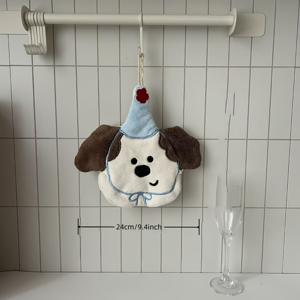 TEMU 3개/1개 울트라 소프트 산호 플리스 욕실 핸드 타월 - 귀여운 만화 디자인, 초고흡수성 핸드 타월, 완벽한 크리스마스 선물