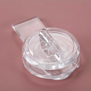 TEMU 투명 서랍 도어 잠금 장치, 키리스 아크릴 미니 버클, 선물용 주얼리 상자에 적합한 투명 힌지 버클 세트, 48*30mm