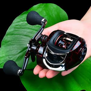 TEMU 듀얼 시스템과 18+1 베어링이 장착된 베이트캐스팅 릴 - 민물 및 바닷물 겸용. 장거리 캐스팅이 가능하며, 낚싯줄 걸림을 방지하고, 더 많은 어류를 잡을 수 있도록 도와주며, 모든 낚시 여행에서 믿을 수 있는 선택입니다.