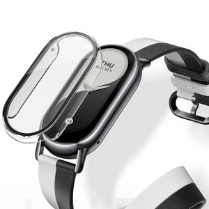 TEMU Xiaomi 10 스마트워치용 하드 PC 보호 케이스입니다. 스크래치 방지 보호를 위한 내장형 고화질 유리 스크린 보호 필름이 특징입니다. Xiaomi 9/8 스마트워치용 추가 제품과도 호환됩니다.