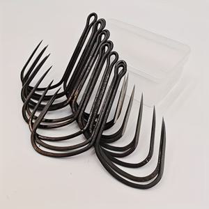 TEMU 4개 8개 12개 스포츠 아웃도어 레저 낚시 대형 더블 훅 나비 앵커 낚시 훅 바다 낚시 및 호수 개울 잉어 훅 참치 메기 틸라피아 루어용