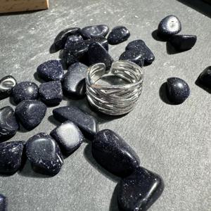 TEMU 와이드 기하학적 여성용 조절 가능한 오픈 링, 뮤직 페스티벌, 부활절, 파티, 데일리 커뮤트, 휴가 착용에 적합