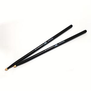 TEMU 메이플 소재 블랙/레드 드럼 스틱 모델 5A, 전자 드럼 전용 특수 디자인, 연습 및 공연에 적합