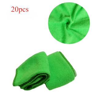 TEMU 20개 마이크로파이버 보트/자동차 청소 타월, 세차, 유리 및 가정용 소형 타월