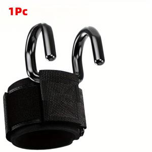 TEMU 1/4개 피트니스 트레이닝 도구 후크 - 더블 후크 풀업 바, 핸드 가드 디자인, 블랙 철제 벽걸이 근력 트레이닝 기구, 스트레칭 및 웨이트리프팅 트레이닝에 적합, 남편 또는 남자친구를 위한 발렌타인데이 선물