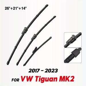 TEMU 폭스바겐 티구안 MK2 2017-2023년형 특별 앞유리 와이퍼 세트, 앞/뒤 와이퍼 블레이드 26