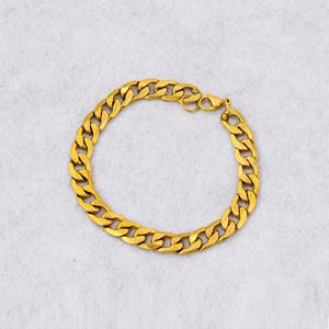TEMU 남성용 트렌디한 힙합 스타일 베벨 쿠바 골드 팔찌 1개. 스타일리시하고 멋진 액세서리로 역할을 하며, 튼튼한 체인으로 대부분의 남성 손목에 적합하며 특별한 사람에게 선물하기에 이상적인 휴일 선물입니다.