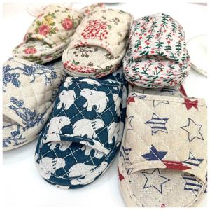 TEMU [] 면 3중 쿠션 세겹 3겹 면 실내화 거실화 퀼트 슬리퍼 층간소음